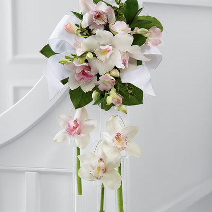 Perfect Entrance Pew Arrangement –  Lolas Blooms, Somerset NJ