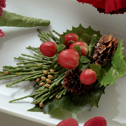 Red Berry Boutonniere –  Lolas Blooms, Somerset NJ